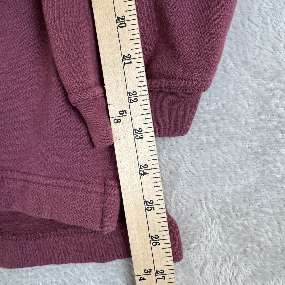 Vintage Levis Sweatshirt Mens Large Red Preowned Mock Neck Quarter Zip Pullover - Picture 7 of 7